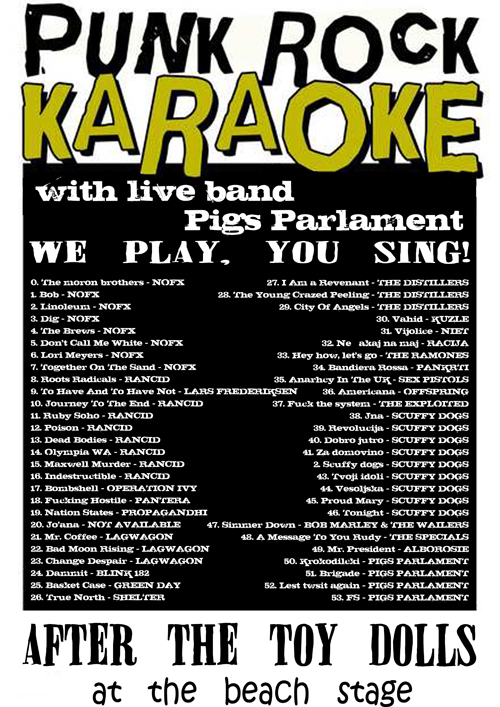 Punk Rock Holiday 1.2 Karaoke