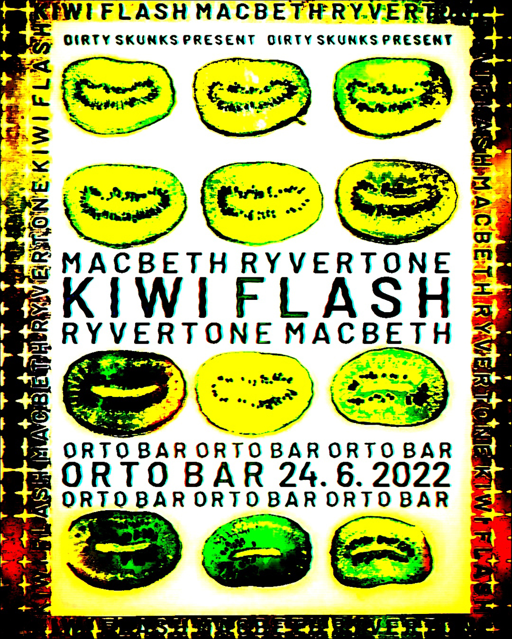 24.06.2022 - Kiwi Flash (Slo), Macbeth (Slo), Ryvertone (Slo) @ Orto Bar, Ljubljana