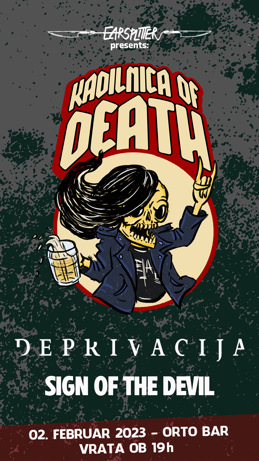 02.02.2023 - Kadilnica of Death Extra: Deprivacija (Lit), Sign of the Devil (Slo) @ Orto Bar, Ljubljana