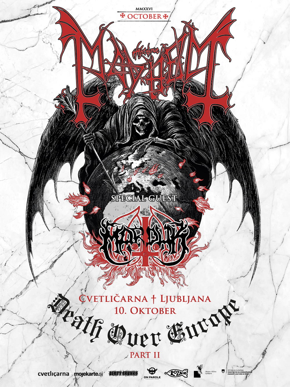 10.10.2026 - Mayhem (Nor), Marduk (Swe) @ Cvetličarna, Ljubljana