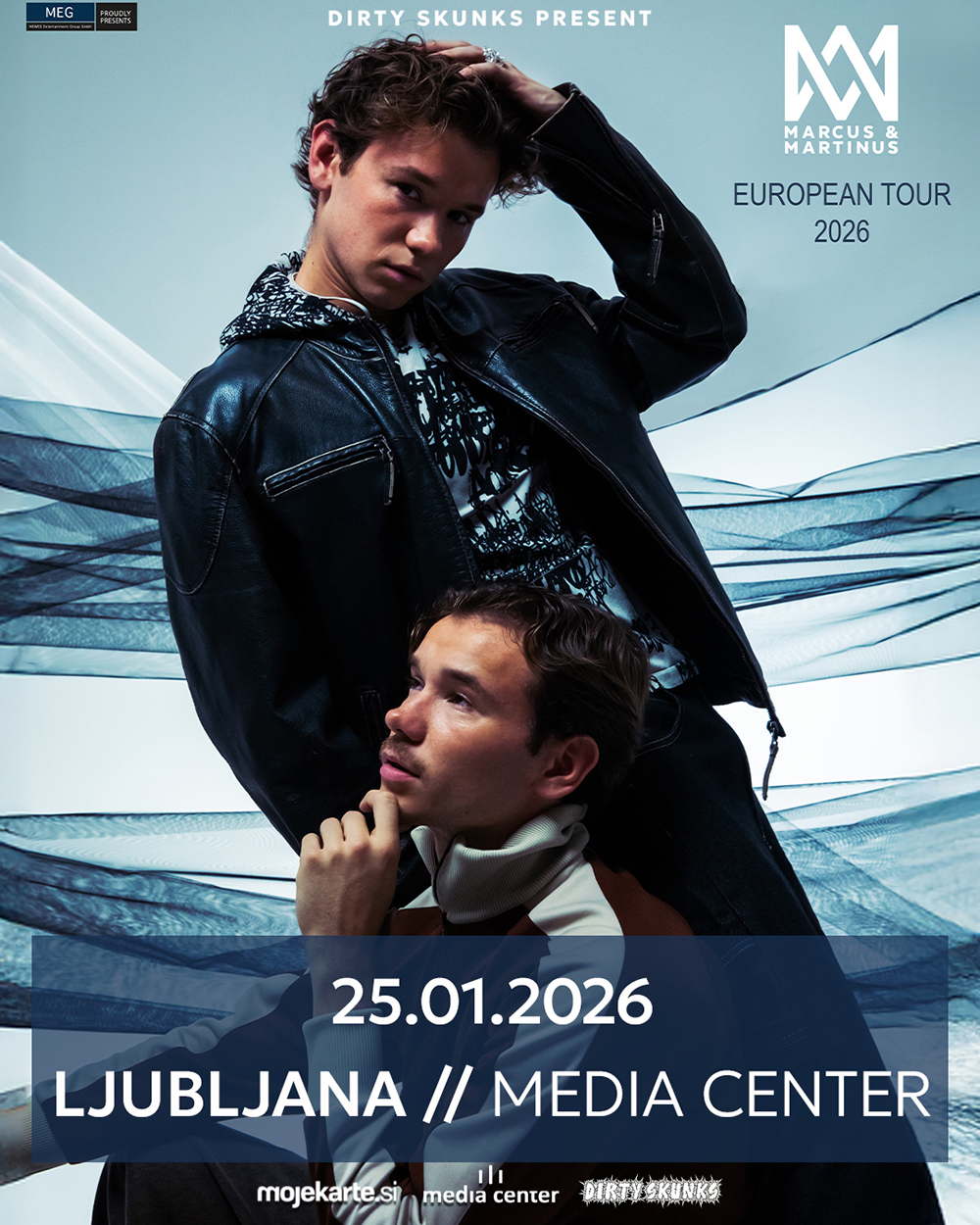 25.01.2026 - Marcus & Martinus (Nor) @ Media Center, Ljubljana