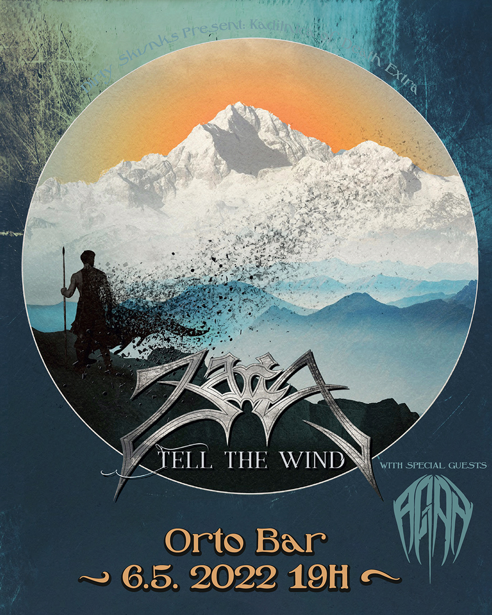 06.05.2022 - Kadilnica of Death Extra: Zaria (Slo) Tell the Wind Release Show + special guests Agan (Slo) @ Orto Bar, Ljubljana