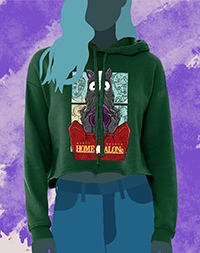DS Home Alone Girlie Cropped Hoodie