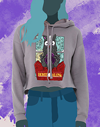 DS Home Alone Girlie Cropped Hoodie